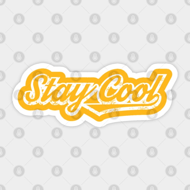 Stay Cool Sticker by MonkeyTshirts